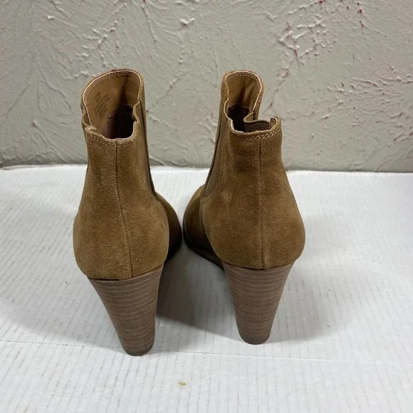 Lucky Brand Yamka Suede Ankle Boot trebark Women's Size 8.5 M - Picture 3 of 5